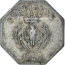 Monnaie, France, Chambre Syndicale des Commerçants, Perpignan, 10 Centimes