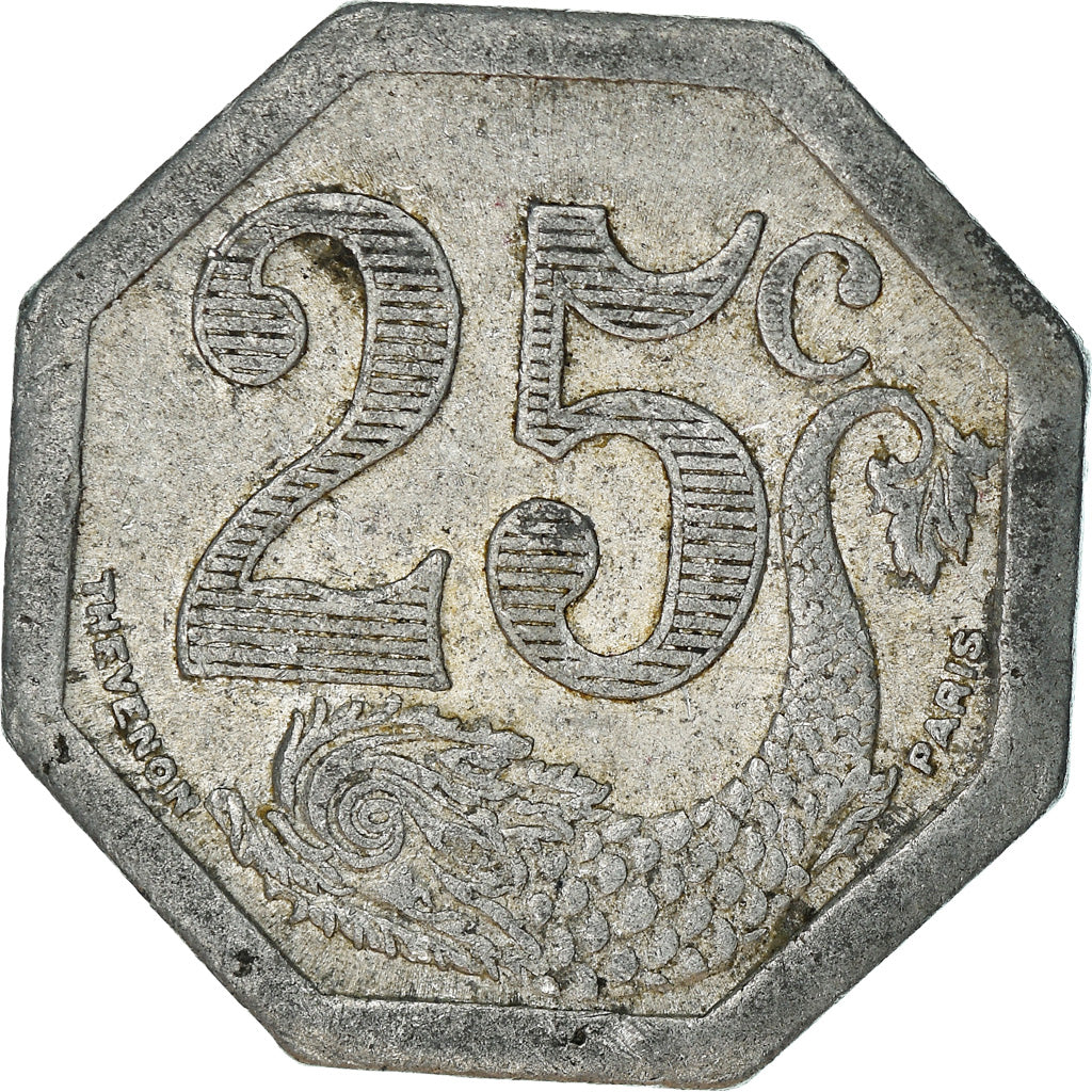 Coin, France, 25 Centimes, 1922, EF(40-45), Aluminium, Elie:10.6