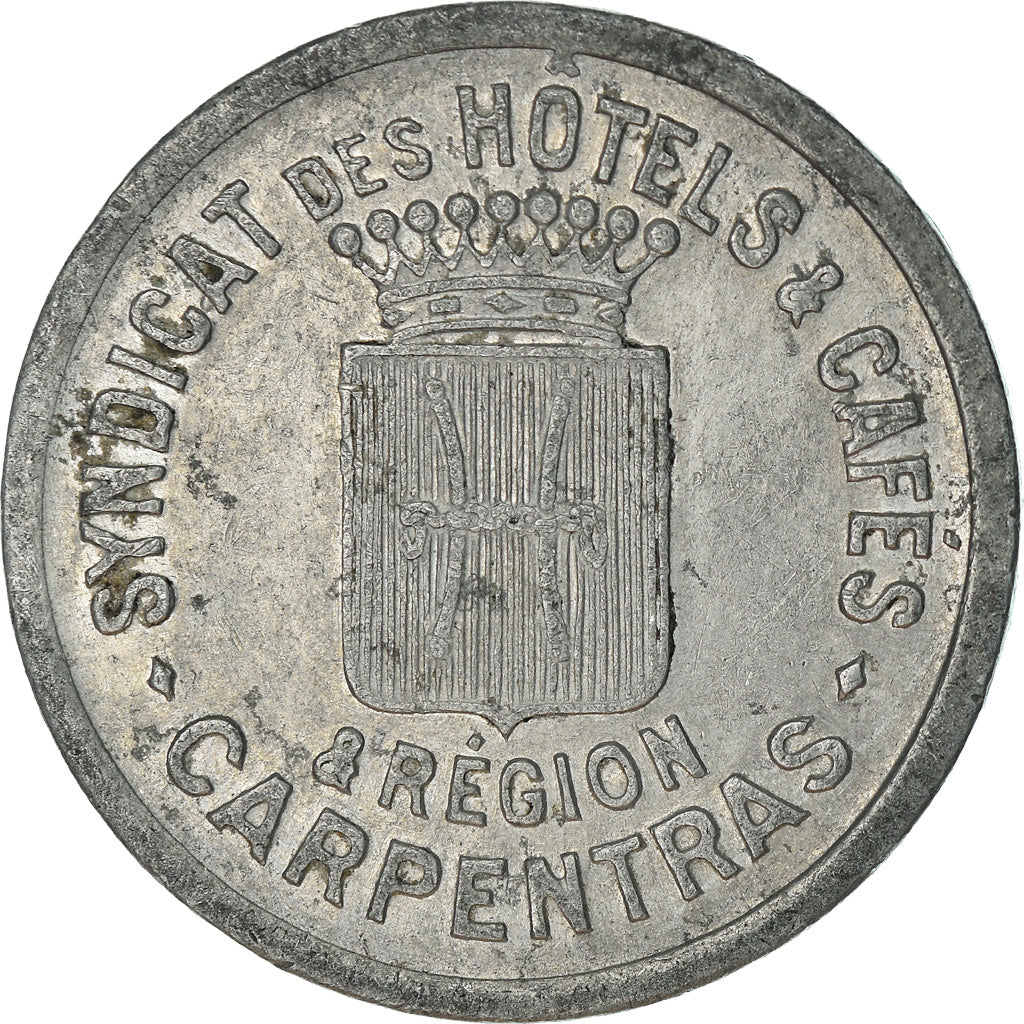 Munten, Frankrijk, Syndicats des Hôtels et Cafés, Carpentras, 25 Centimes