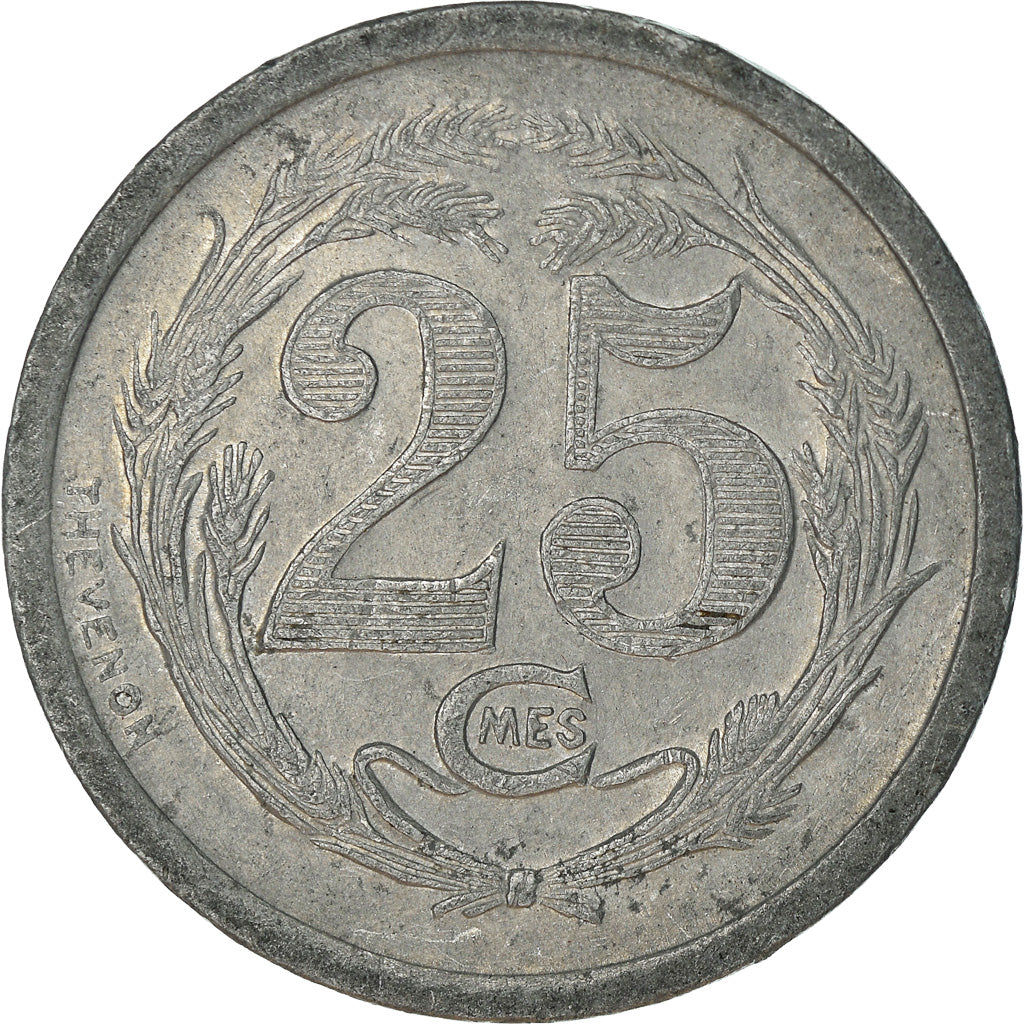 Munten, Frankrijk, Syndicats des Hôtels et Cafés, Carpentras, 25 Centimes