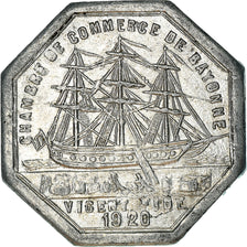 Coin, France, Chambre de Commerce, Bayonne, 10 Centimes, 1920, AU(55-58)