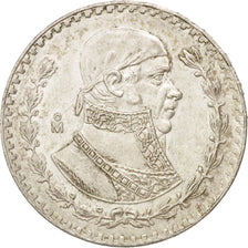 MEXICO, Peso, 1966, Mexico City, KM #459, AU(55-58), Silver, 34.5, 16.00
