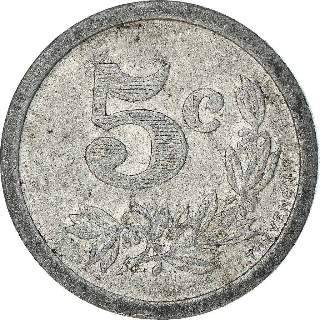 Coin, France, 5 Centimes, 1921, EF(40-45), Aluminium, Elie:10.1