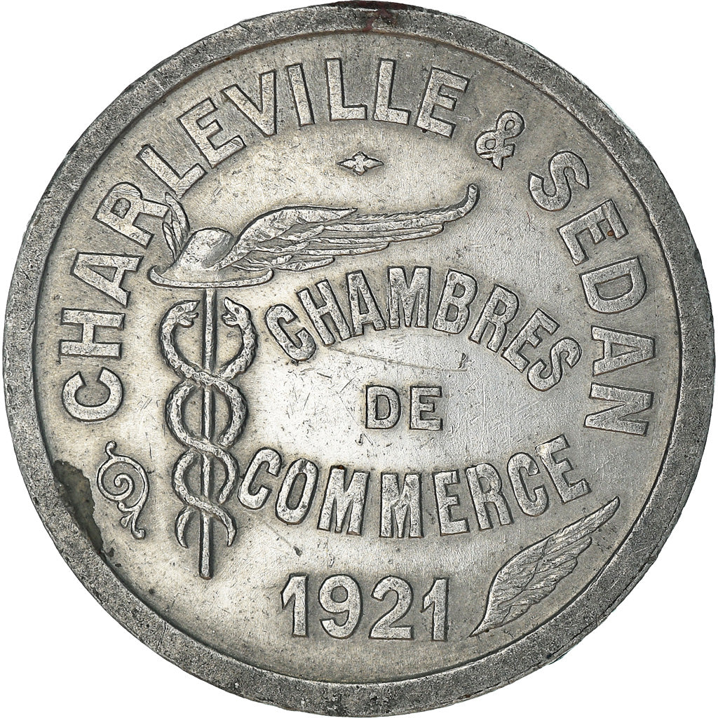 Moneta, Francja, Chambres de Commerce, Charleville-Sedan, 10 Centimes, 1921