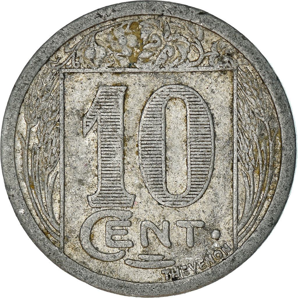 Münze, Frankreich, Société des Commerçants, Royan, 10 Centimes, 1922, S+