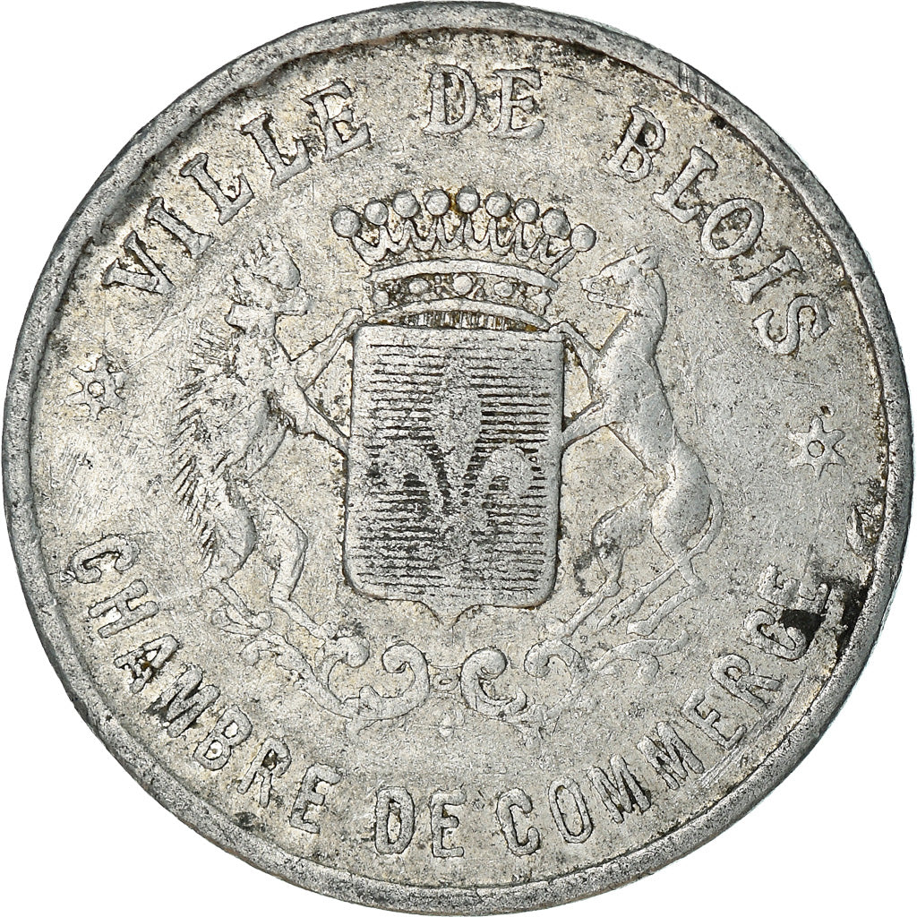 Coin, France, Chambre de Commerce, Blois, 10 Centimes, 1918, EF(40-45)