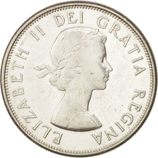 CANADA, 50 Cents, 1963, Royal Canadian Mint, KM #56, MS(63), Silver, 29.7, 11.67