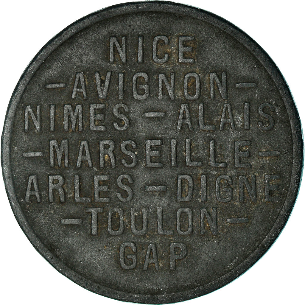 Coin, France, Chambres de Commerce de la Région Provençale, 5 Centimes, 1918