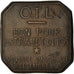 Moneta, Francja, Omnibus Tramways de Lyon, 10 Centimes, 1918, AU(50-53)