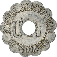 Monnaie, France, Soc. Coop. de Tergnier, Union des Travailleurs, Tergnier, 1 kg