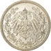 Moneta, GERMANIA - IMPERO, 1/2 Mark, 1915, Berlin, BB+, Argento, KM:17