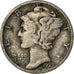 Munten, Verenigde Staten, Mercury Dime, Dime, 1939, Philadelphia, FR+, Zilver