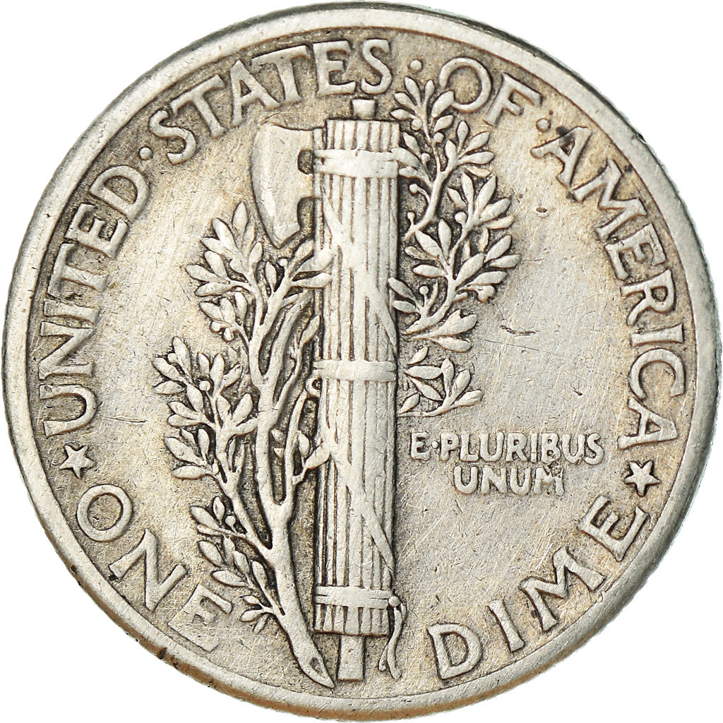 Munten, Verenigde Staten, Mercury Dime, Dime, 1940, U.S. Mint, Philadelphia