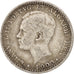 PORTUGAL, 100 Reis, 1909, KM #548, VF(30-35), Silver, 20, 2.52