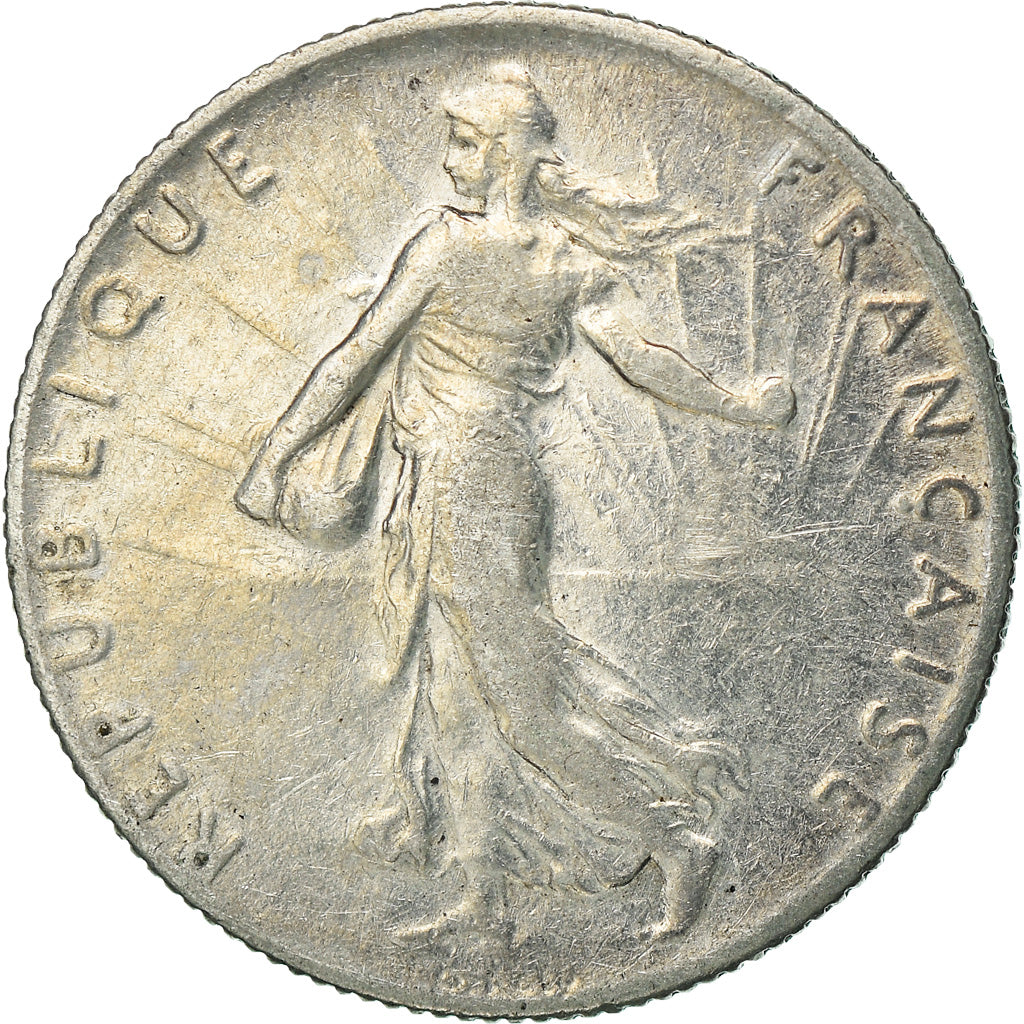 Münze, Frankreich, Semeuse, 50 Centimes, 1908, Paris, SS, Silber, KM:854