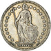 Moeda, Suíça, Franc, 1931, EF(40-45), Prata, KM:24