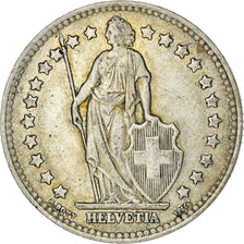 Moeda, Suíça, Franc, 1945, EF(40-45), Prata, KM:24