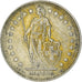 Moneta, Svizzera, Franc, 1945, MB+, Argento, KM:24