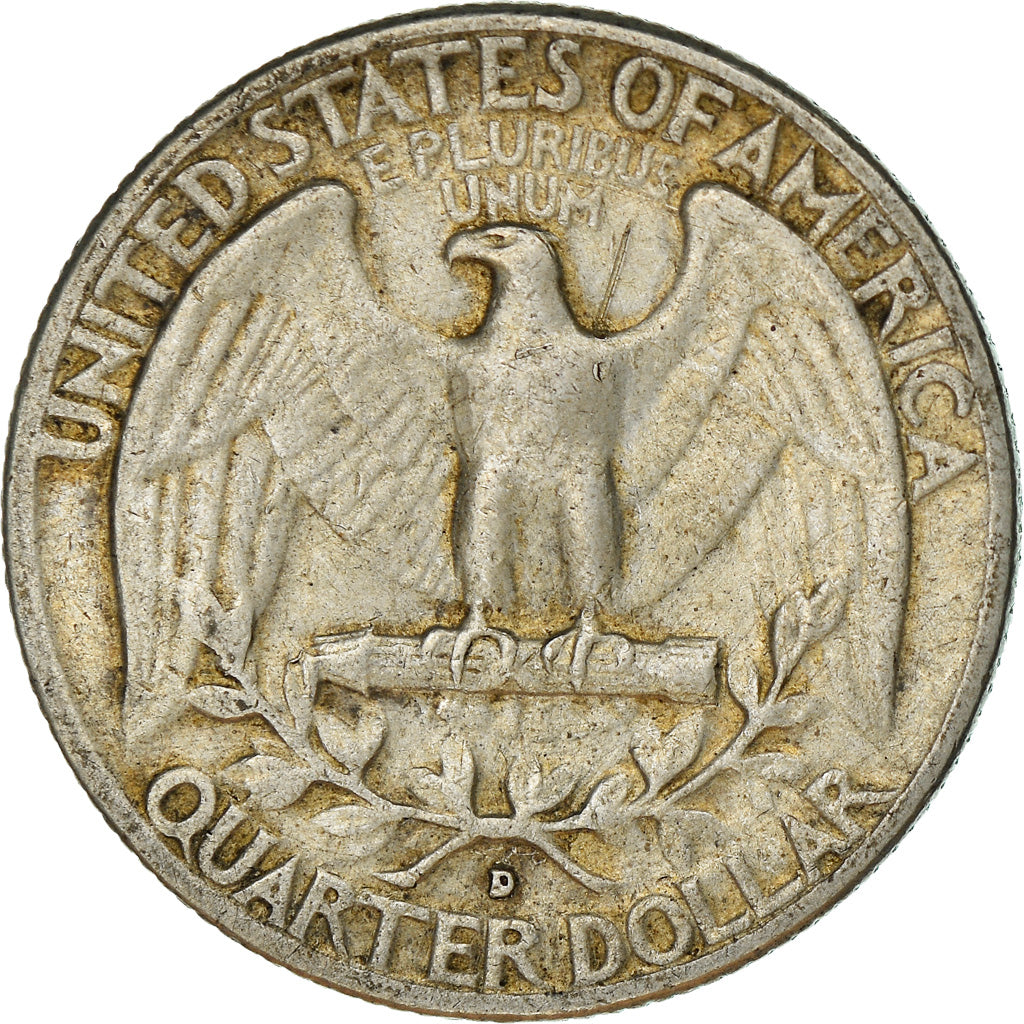 Coin, United States, Washington Quarter, Quarter, 1961, U.S. Mint, Denver