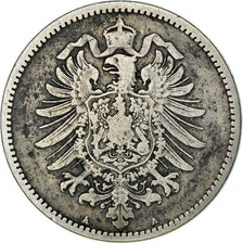 Coin, GERMANY - EMPIRE, Wilhelm I, Mark, 1875, Berlin, VF(20-25), Silver, KM:7