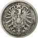 Coin, GERMANY - EMPIRE, Wilhelm I, Mark, 1875, Berlin, VF(20-25), Silver, KM:7