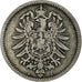 Coin, GERMANY - EMPIRE, Wilhelm I, Mark, 1875, Berlin, VF(20-25), Silver, KM:7