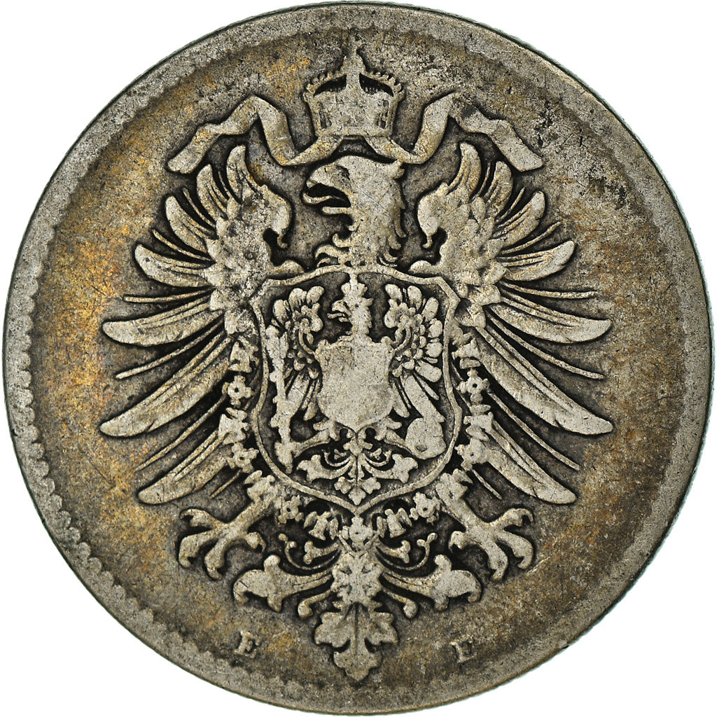 Münze, GERMANY - EMPIRE, Wilhelm I, Mark, 1875, Dresde, SS, Silber, KM:7