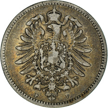 Moeda, ALEMANHA - IMPÉRIO, Wilhelm I, Mark, 1876, Stuttgart, VF(30-35), Prata