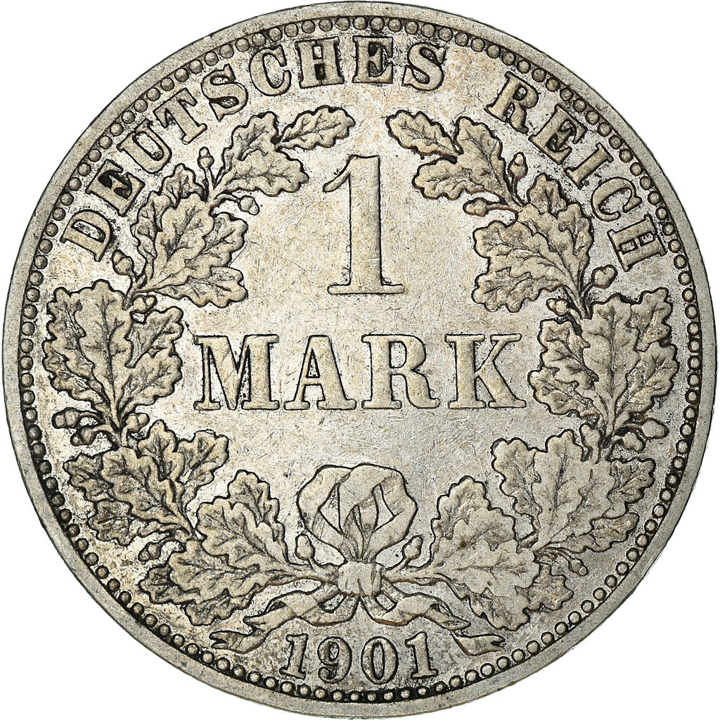 Moneta, GERMANIA - IMPERO, Wilhelm II, Mark, 1901, Berlin, BB, Argento, KM:14
