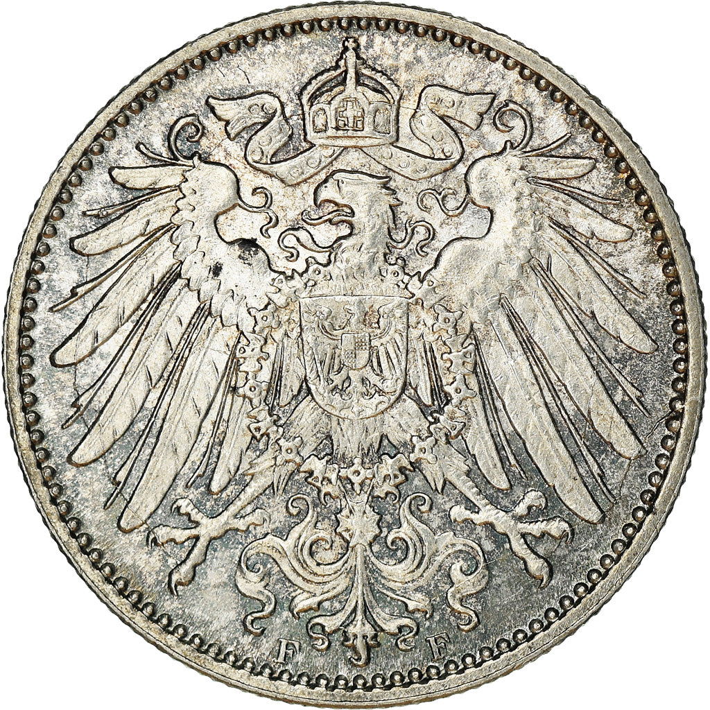 Moneta, GERMANIA - IMPERO, Wilhelm II, Mark, 1914, Stuttgart, SPL-, Argento