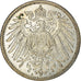 Moneta, GERMANIA - IMPERO, Wilhelm II, Mark, 1914, Berlin, BB+, Argento, KM:14