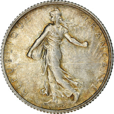 Coin, France, Semeuse, Franc, 1920, Paris, MS(60-62), Silver, KM:844.1
