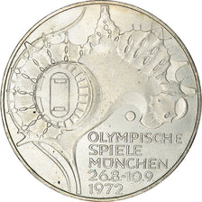 Coin, GERMANY - FEDERAL REPUBLIC, 10 Mark, 1972, Hambourg, MS(63), Silver
