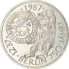 Münze, Bundesrepublik Deutschland, 10 Mark, 1987, Hamburg, Germany, VZ, Silber