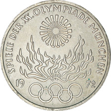 Coin, GERMANY - FEDERAL REPUBLIC, 10 Mark, 1972, Hambourg, MS(63), Silver
