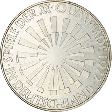 Coin, GERMANY - FEDERAL REPUBLIC, 10 Mark, 1972, Munich, AU(55-58), Silver