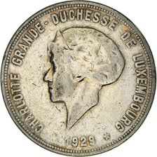 Moneta, Lussemburgo, Charlotte, 10 Francs, 1929, MB+, Argento, KM:39