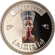 Egypt, Medal, Trésors d'Egypte, Nefertiti, MS(65-70), Copper-nickel
