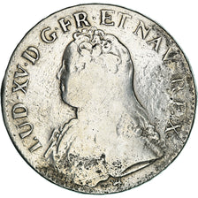 Coin, France, Louis XV, Écu aux branches d'olivier, Ecu, 1726, La Rochelle