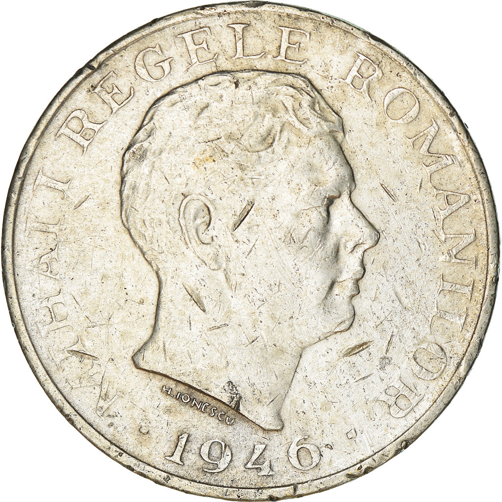 Monnaie, Roumanie, Mihai I, 100000 Lei, 1946, TB+, Argent, KM:71