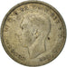 Coin, Australia, George VI, Florin, 1947, Melbourne, VF(30-35), Silver, KM:40a