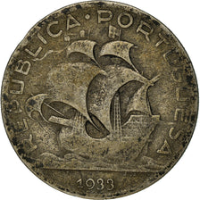 Coin, Portugal, 5 Escudos, 1933, VF(20-25), Silver, KM:581