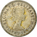 Münze, Australien, Elizabeth II, Shilling, 1957, Melbourne, S+, Silber, KM:59