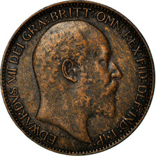 Coin, Great Britain, Edward VII, Farthing, 1905, EF(40-45), Bronze, KM:792