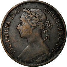 Coin, Great Britain, Victoria, Farthing, 1893, VF(30-35), Bronze, KM:753