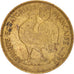 FRENCH EQUATORIAL AFRICA, 50 Centimes, 1942, Pretoria, KM #1, EF(40-45), Brass,.