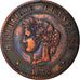 Moneta, Francia, Cérès, 5 Centimes, 1872, Paris, MB+, Bronzo, KM:821.1