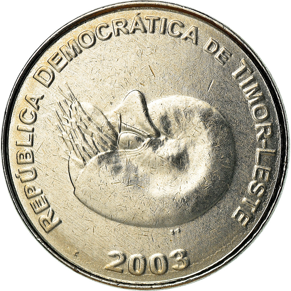 Münze, EAST TIMOR, Centavo, 2003, Lisbon, UNZ, Nickel Clad Steel, KM:1