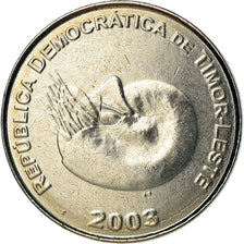 Münze, EAST TIMOR, Centavo, 2003, Lisbon, UNZ, Nickel Clad Steel, KM:1