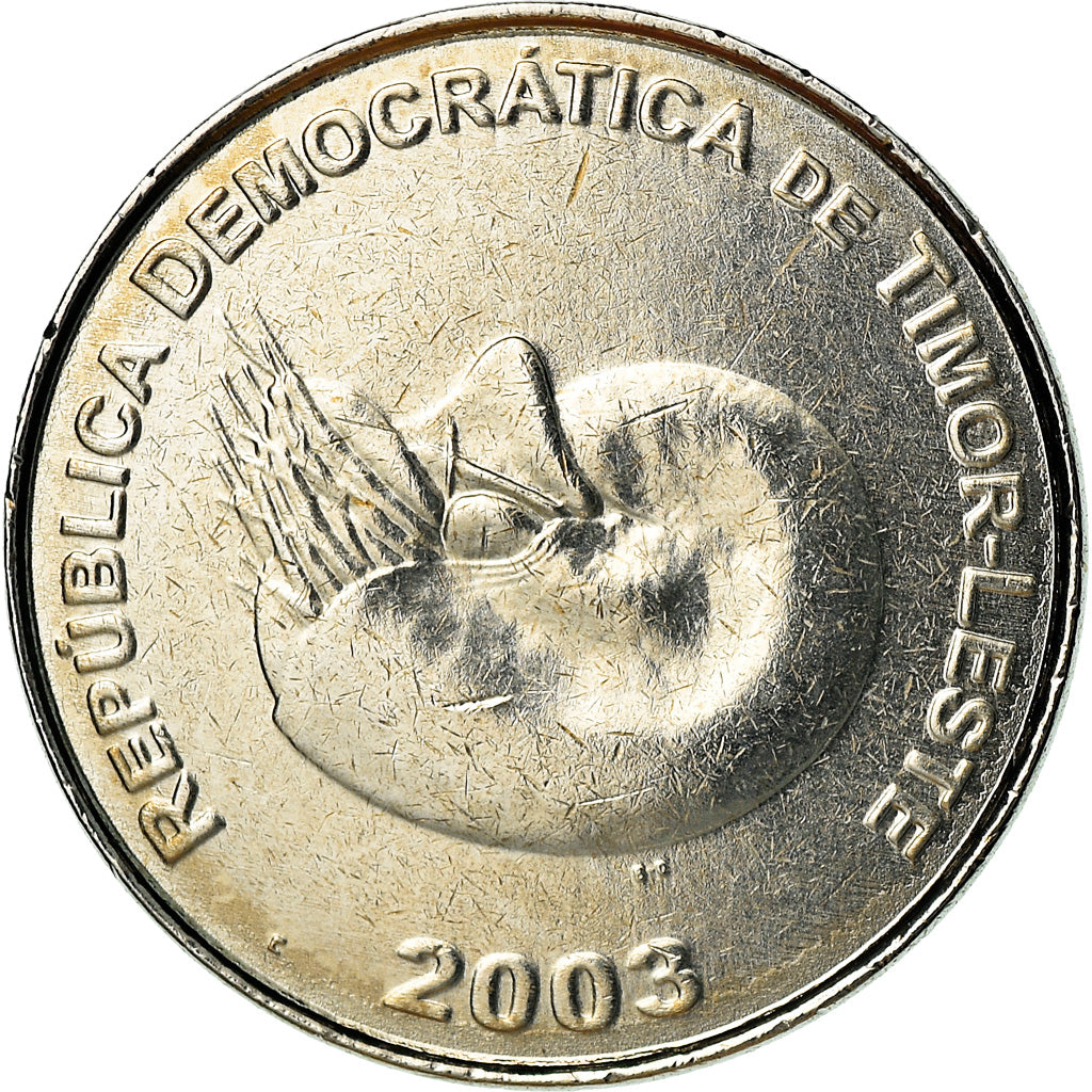 Moneta, TIMOR EAST, Centavo, 2003, Lisbon, SPL, Acciaio ricoperto in nichel
